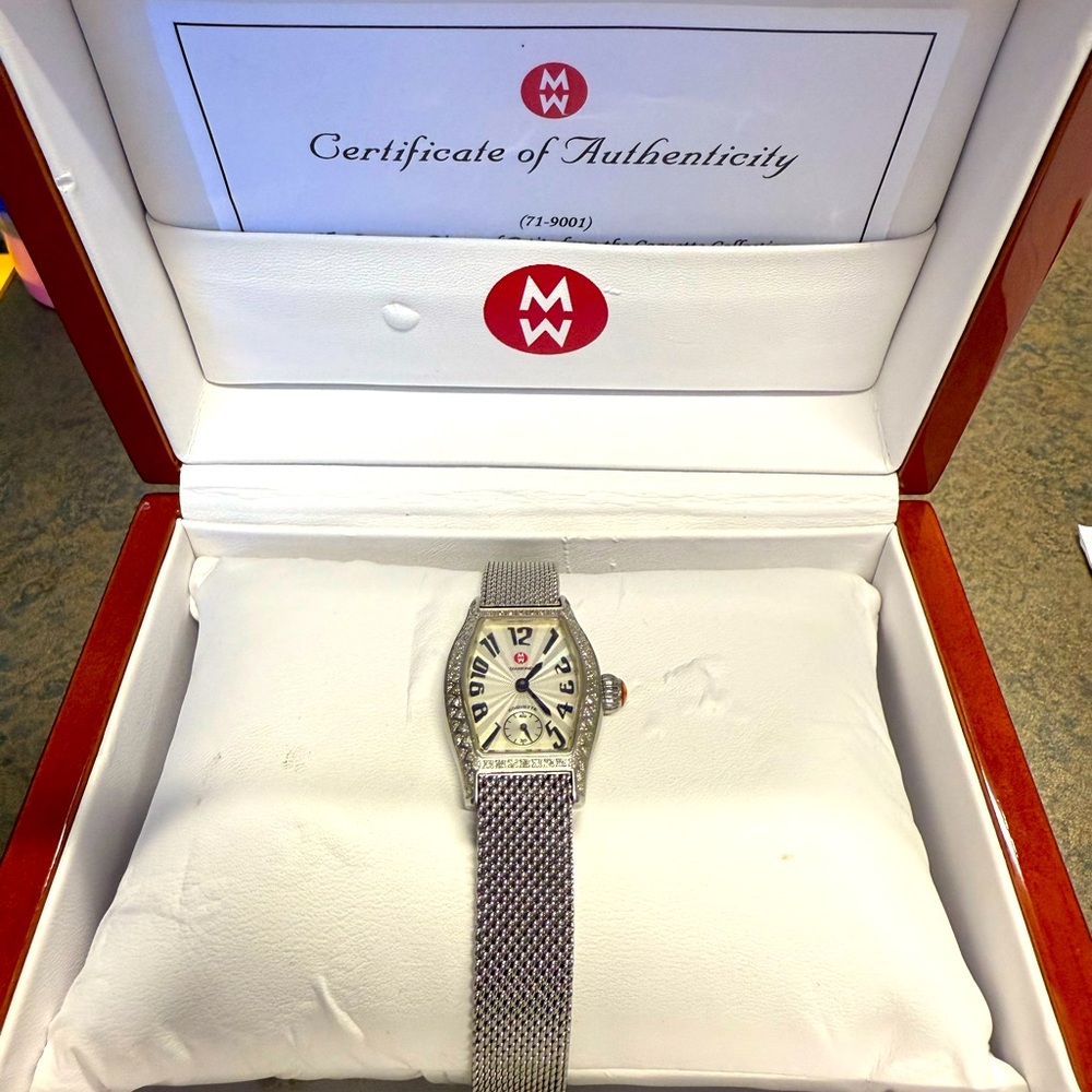 Michele Coquette diamond watch